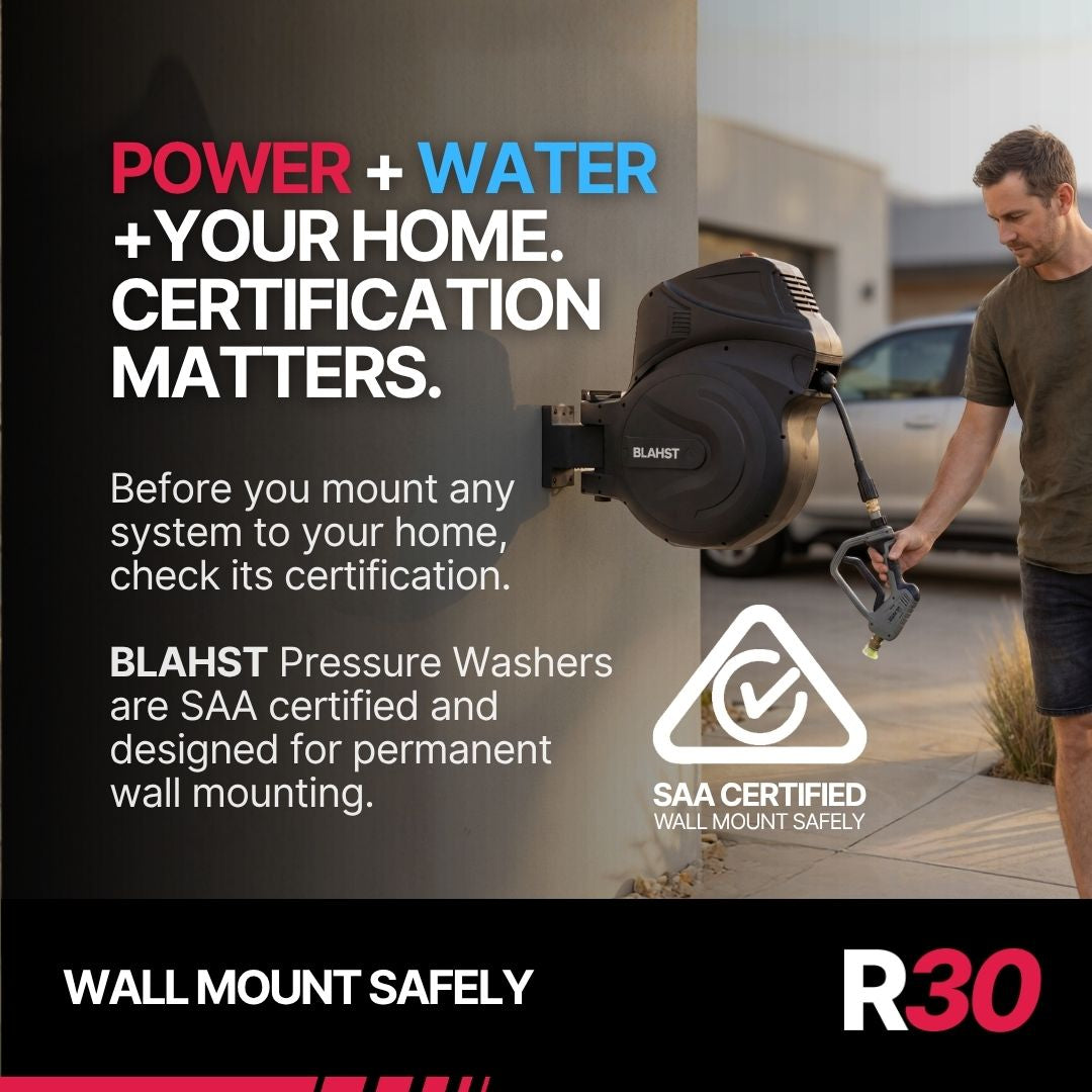 R30 Wall-Mounted Pressure Washer