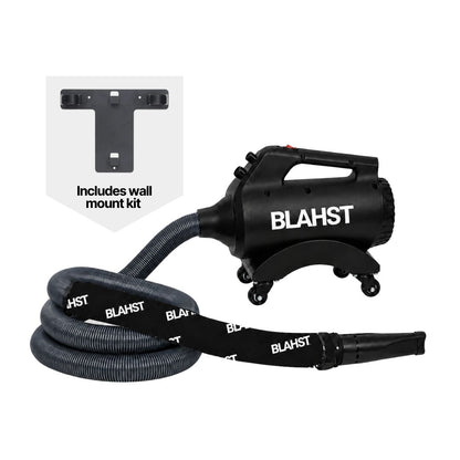 BLAHST Air Maxx Dryer graphic showing it drying vehicles, including a boat, a dirt bike and a 4WD
