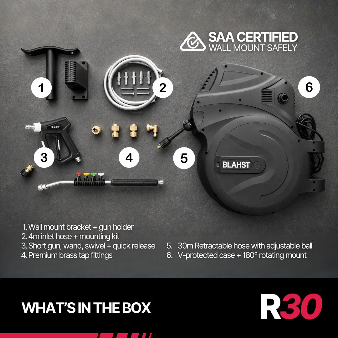 R30 Wall-Mounted Pressure Washer