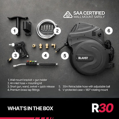 R30 Wall-Mounted Pressure Washer